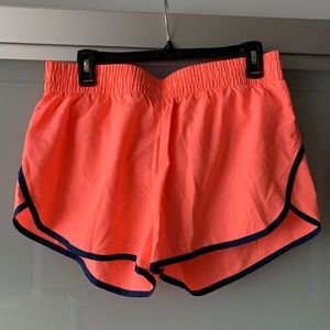 Neon Orange Running Shorts